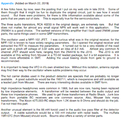 Direct Conversion Receivers — Some Amateur Radio History