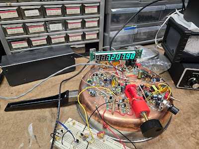 Nate KA1MUQ Turns His Frying Pan DC Receiver into a Double Sideband Transceiver and Works Idaho from California