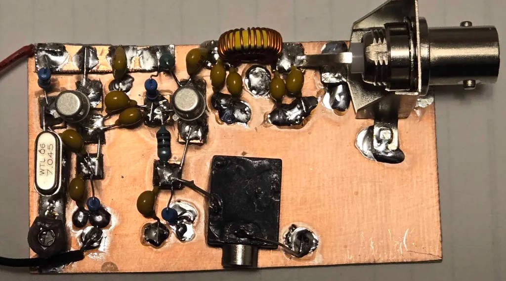 Ken W4KAC’s Wonderful SolderSmoke Direct Conversion Receiver — with a Leaf Blower Tuning Dial
