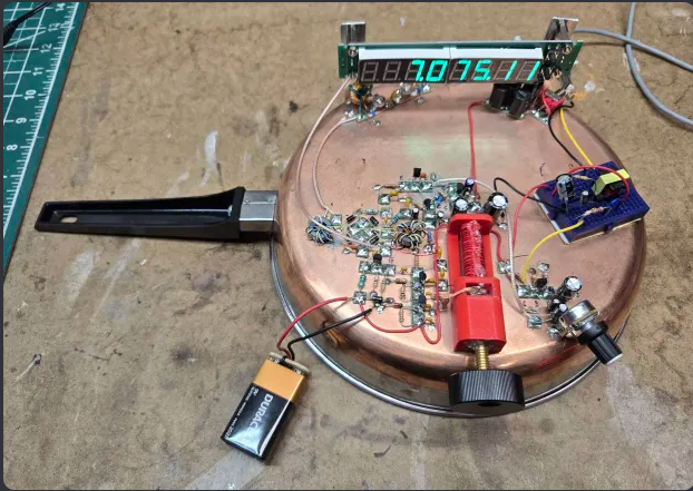 Nate KA1MUQ’s Frying Pan SolderSmoke Direct Conversion Receiver