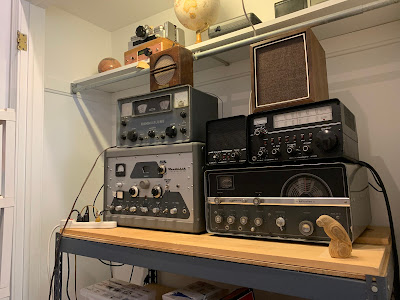 SolderSmoke Podcast #259  FCC ban of DC Receivers. Pete and Stickers, Mouse Knob, MHST.  DC RX Update. Dean and SDR  RX, Mythbuster Transceiver, Frequency Counter.  Bill’s Shack — Suburban Renewal, Boatanchor Removal, DJI Drone .  MAILBAG