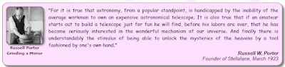 “Unlocking the secrets of the heavens with a tool fashioned by one’s own hand.”
