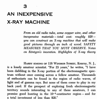 A USB-powered Homebrew X-ray machine.  And who is Project 326?